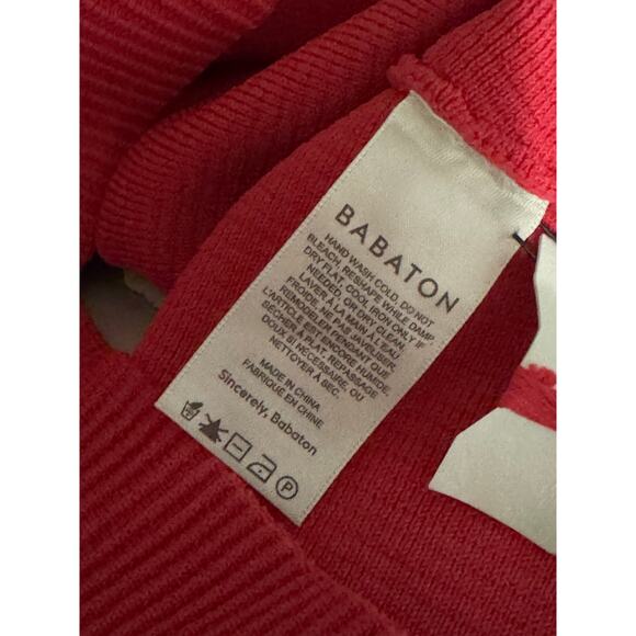 NWOT Babaton Aritzia Sculpt Knit Ribbed One Shoulder Cropped Tank Pink Small - Picture 7 of 9